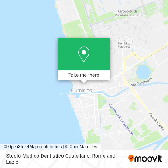 Studio Medico Dentistico Castellano map