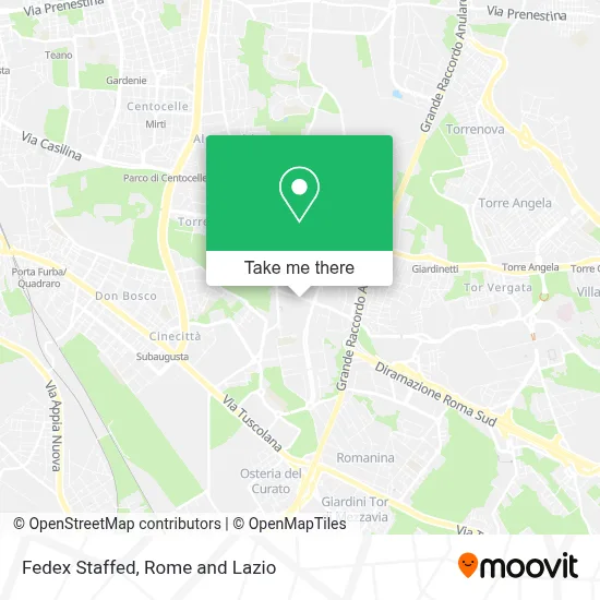 Fedex Staffed map
