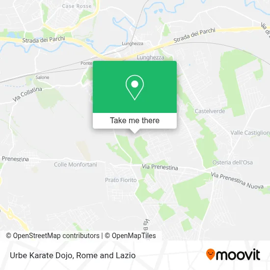Urbe Karate Dojo map