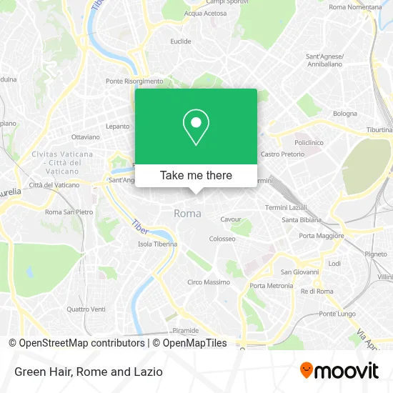 Green Hair map