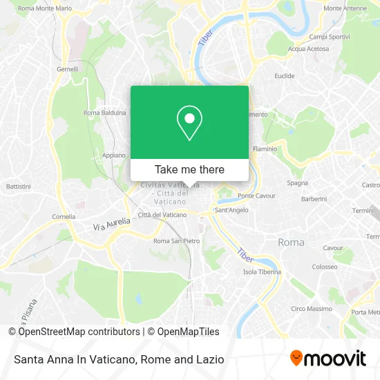Santa Anna In Vaticano map