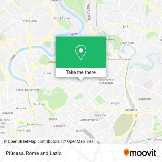 Piùcasa map