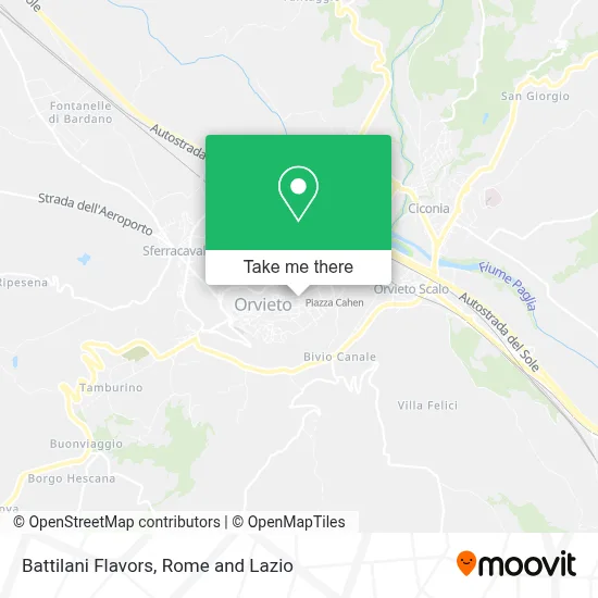 Battilani Flavors map