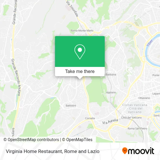 Virginia Home Restaurant map