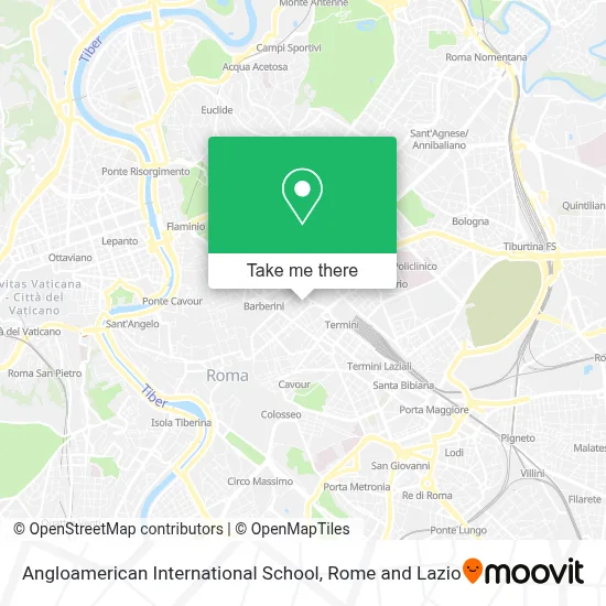 Angloamerican International School map