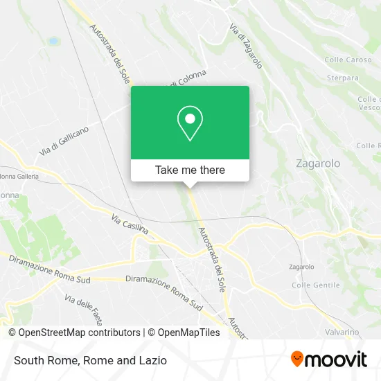 South Rome map