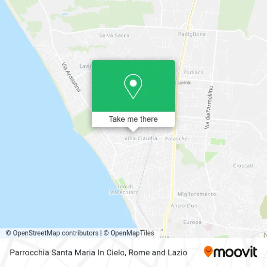 Parrocchia Santa Maria In Cielo map