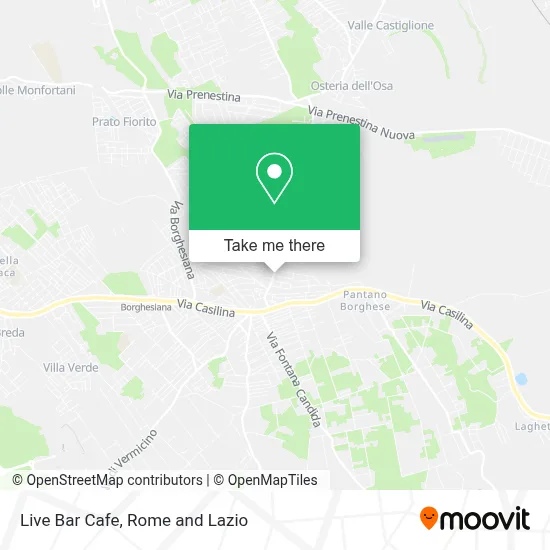 Live Bar Cafe map