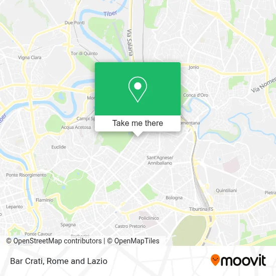 Bar Crati map