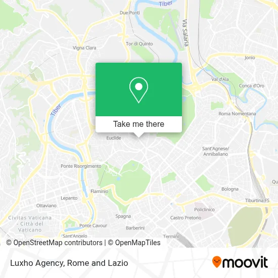 Luxho Agency map