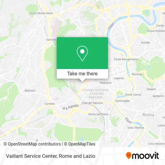 Vaillant Service Center map