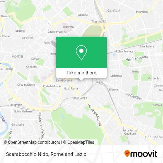 Scarabocchio Nido map