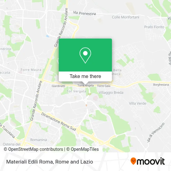 Materiali Edili Roma map