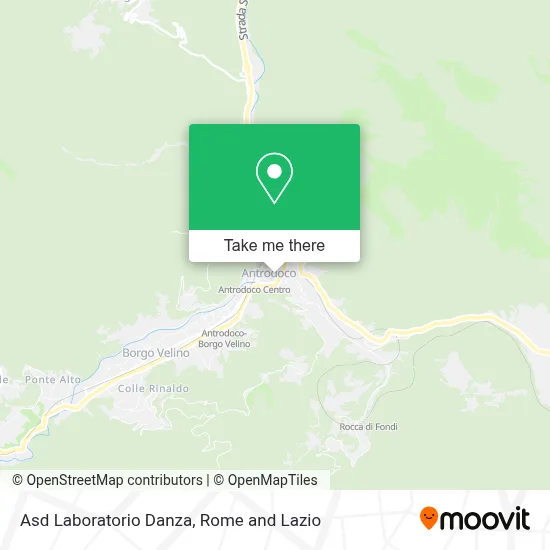 Asd Laboratorio Danza map