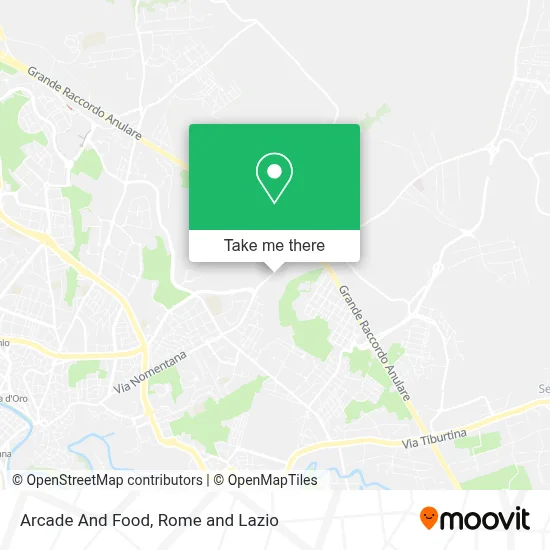 Arcade And Food map