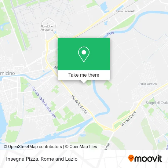 Insegna Pizza map