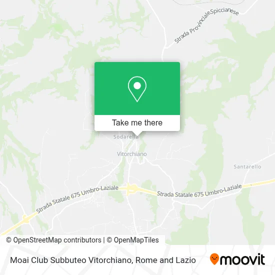 Moai Club Subbuteo Vitorchiano map