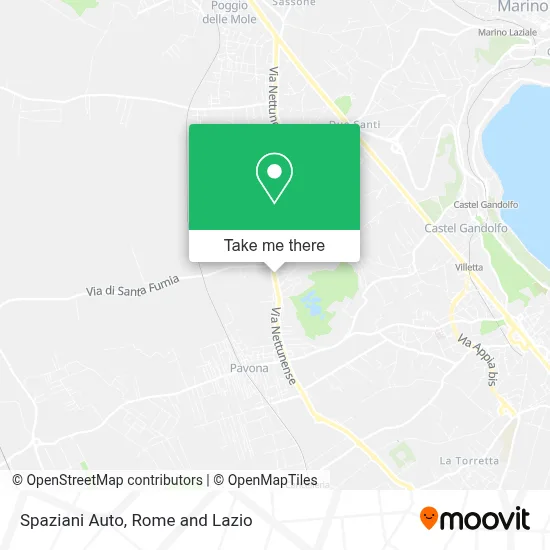 Spaziani Auto map