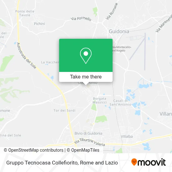 Gruppo Tecnocasa Collefiorito map