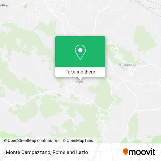 Monte Campazzano map