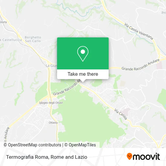 Termografia Roma map
