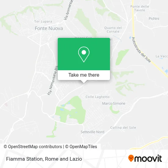 Fiamma Station map