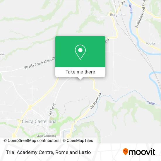 Trial Academy Centre map
