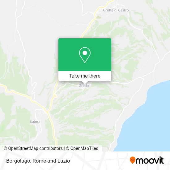 Borgolago map