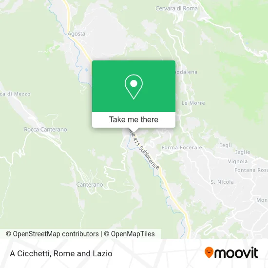 A Cicchetti map