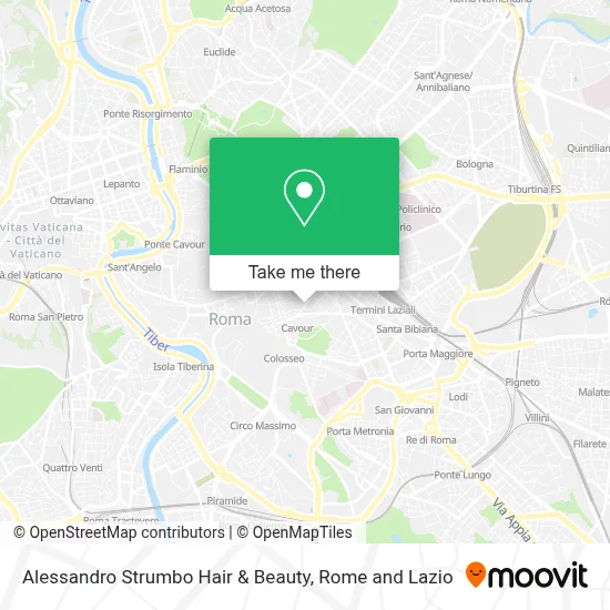 Alessandro Strumbo Hair & Beauty map