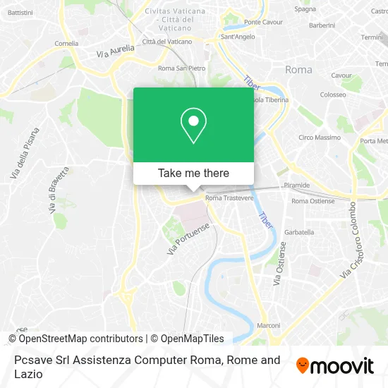 Pcsave Srl Assistenza Computer Roma map
