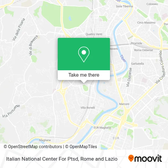 Italian National Center For Ptsd map