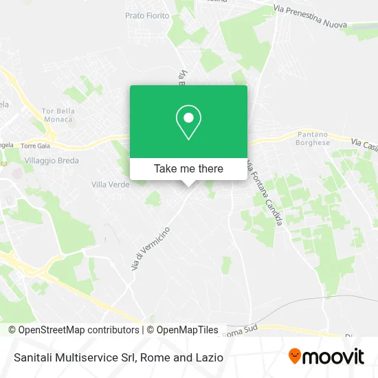 Sanitali Multiservice Srl map