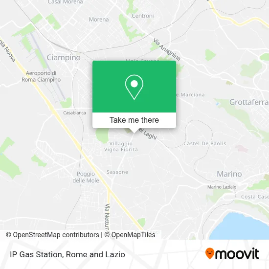IP Gas Station map