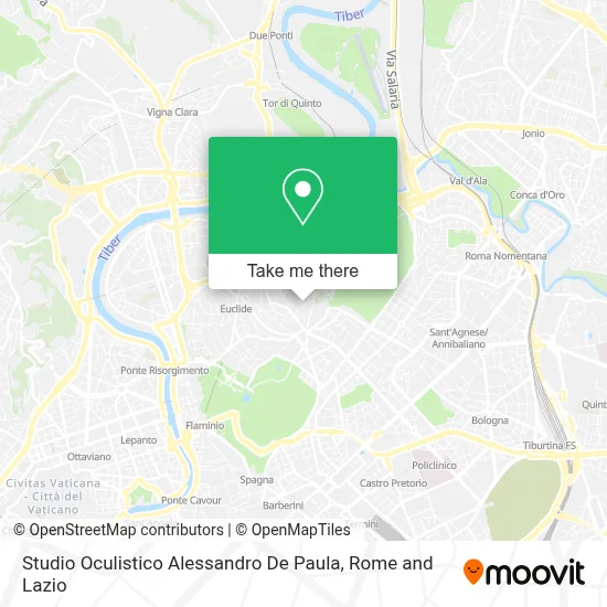 Studio Oculistico Alessandro De Paula map