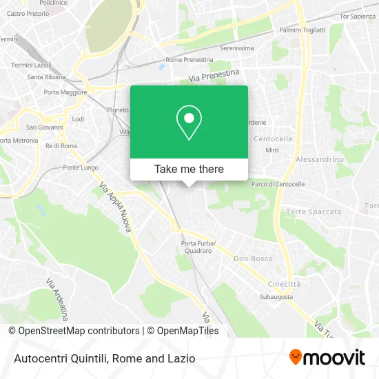 Autocentri Quintili map