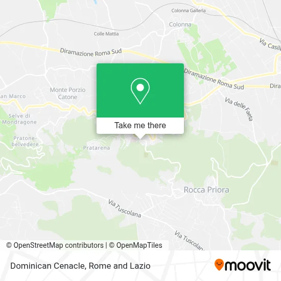 Dominican Cenacle map