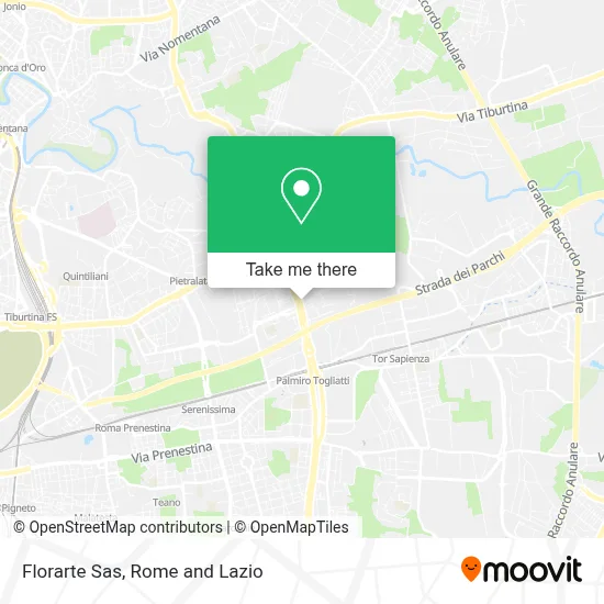 Florarte Sas map