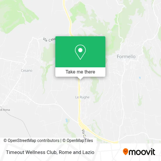 Timeout Wellness Club map