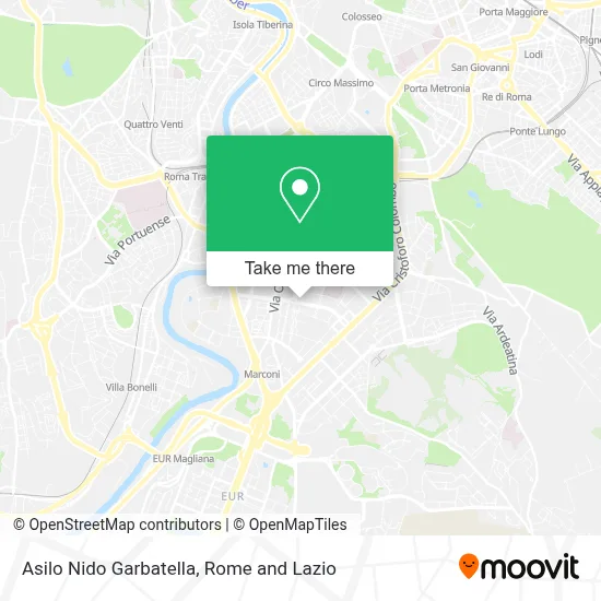 Asilo Nido Garbatella map