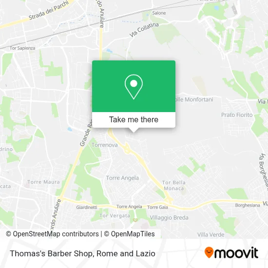 Thomas's Barber Shop map