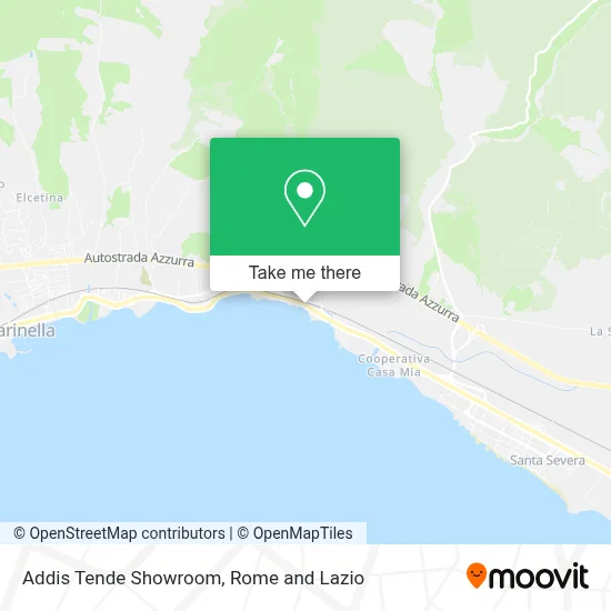 Addis Tende Showroom map