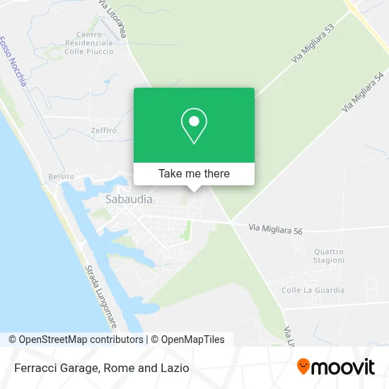 Ferracci Garage map