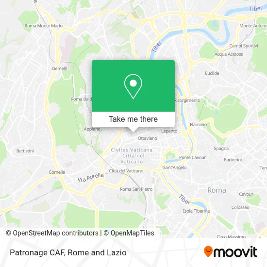 Patronage CAF map