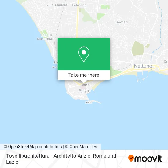 Toselli Architettura - Architetto Anzio map