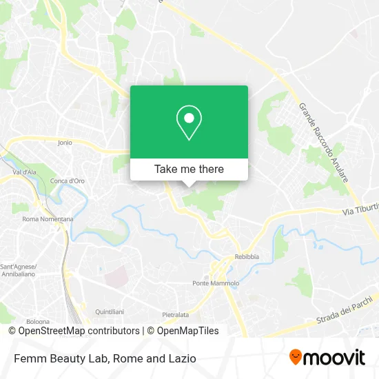 Femm Beauty Lab map