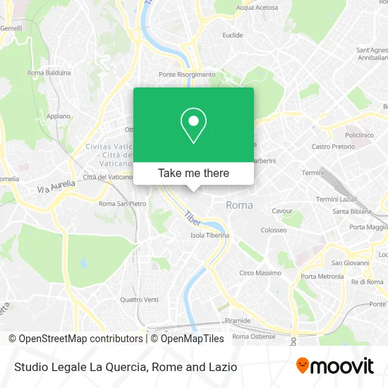 Studio Legale La Quercia map