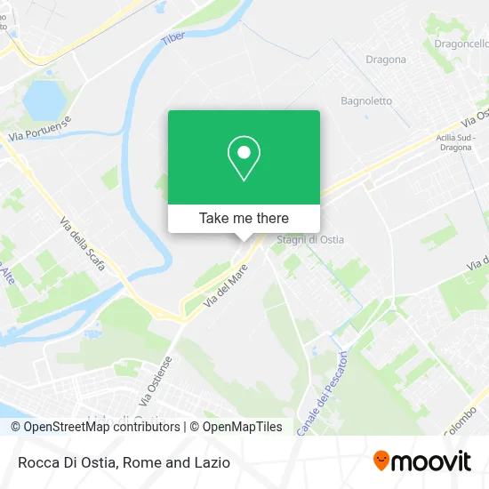 Rocca Di Ostia map