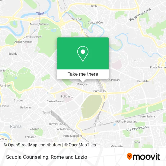 Scuola Counseling map