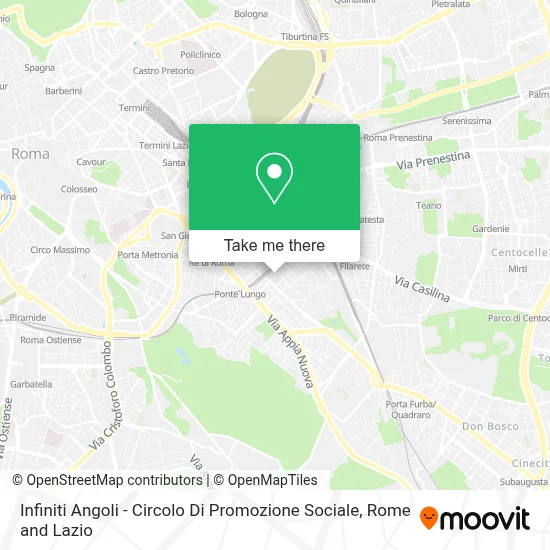 Infiniti Angoli - Circolo Di Promozione Sociale map